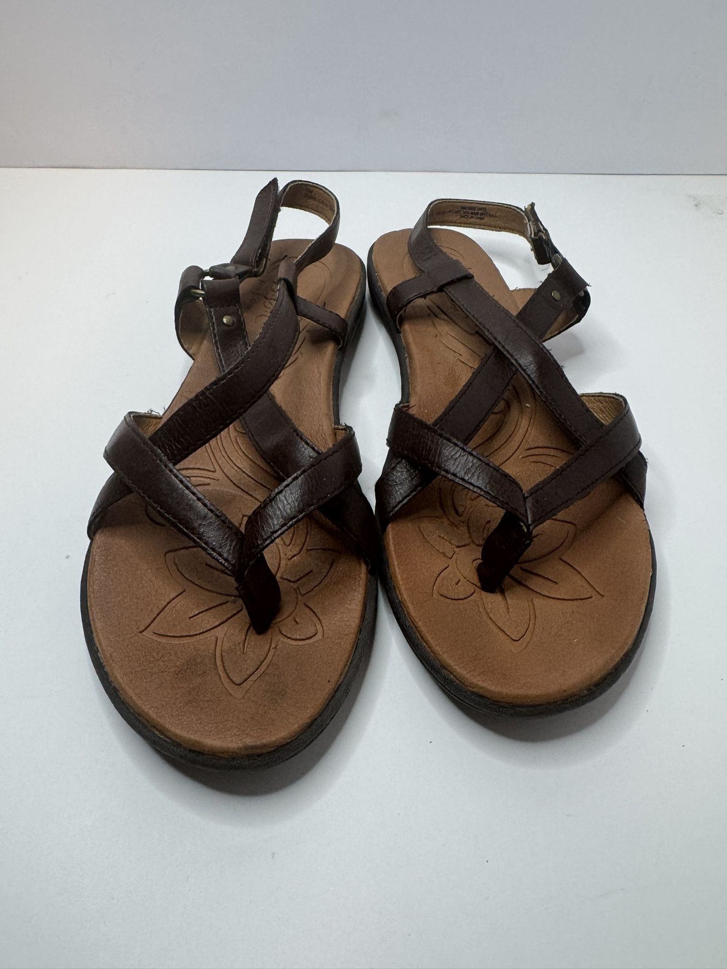 BOC Born Concept Brown Strappy Sandals Size 10M
