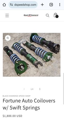 Evo 8 9 Fortune Auto Coilovers w/ Swift Springs