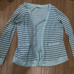 Blue cardigan