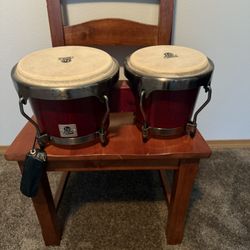 LP Aspire Bongos With Pearl Stand