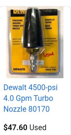 Dawalt power washer nozzle