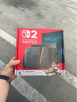 Nintendo Switch 2 w/ clear case and carry case