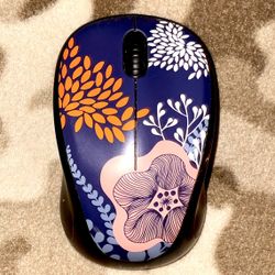 Wireless Mouse With Receiver-Floral Print