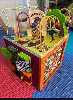 Brand new Zany Zoo - Wooden activity cube