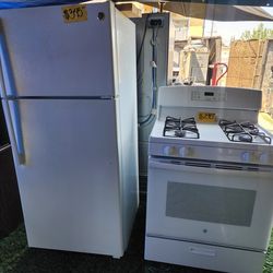 G.E. Refrigerator and Stove