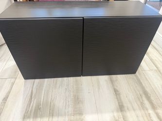 Black  Storage Cabinet Unit
