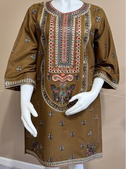 Cotton embroidered kurti /top