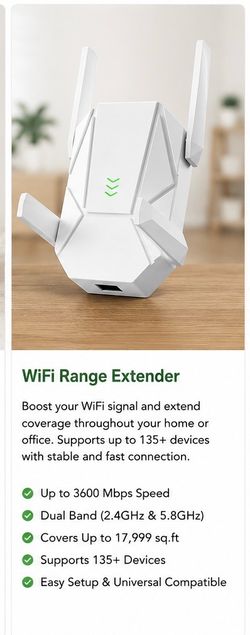 📶 WiFi Range Extender-Amplificador de Señal Inalámbrica