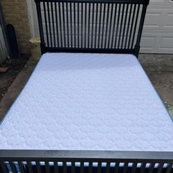 I am selling a Queen frame pure wood box spring bed and its practically new mattress $300 for all home delivery available for an extra transportation 