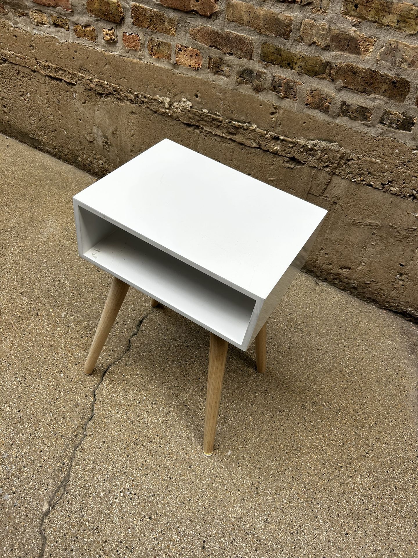 White Nightstand Or End Table