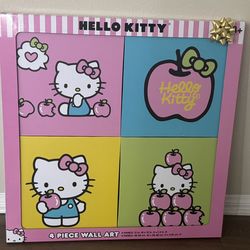 New Set Of Hello Kitty Canvas (4 Pieces)