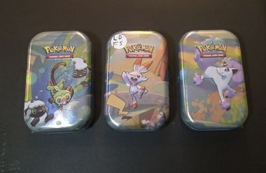 3 Galar Pals Mini Tins
