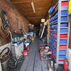 🚛 48’ Storage Trailer Loaded With Trucking Tools & Equipment – Everything Must Go! 🚛