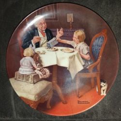 Norman Rockwell Knowles Fine China Collectors Edition Plates $70, $20, $5