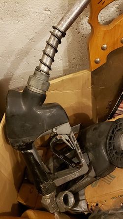 New and used gas pump handles