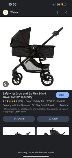 8in 1 Convertible Stroller Form Baby To Medium Dozed Child