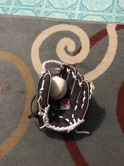 Baseball glove + Baseball