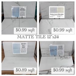 PORCELAIN TILE ‼️ STARTING AT $0.99 PER SQFT! (READ DESCRIPTION)