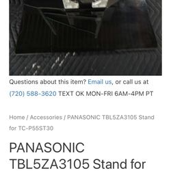 $20.00 Panasonic  Tv Stand New