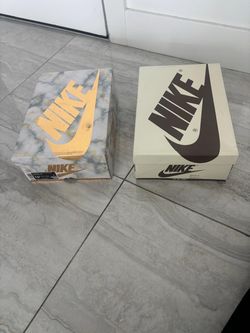 Two Air Jordan boxes… Air Jordan one retro and Air Jordan one low OG … $30 for both