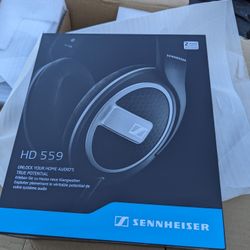 Sennheiser HD 559 Brand New In Box HiFi Headphones Gaming Music Movies Wired Audiophile Open Back