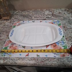 Corningware Cornflower Blue Platter
