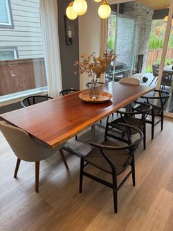 Mahogany dining room custom table
