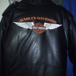 Child's 12/14 Harley Leather Coat