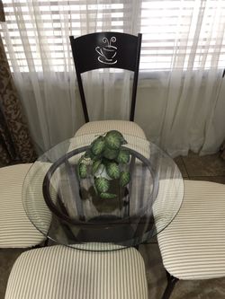 Five Piece Bistro Coffee Table And Chairs 