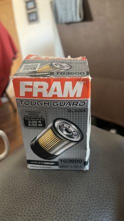FRAM Tough Guard oil filter, model TG3600