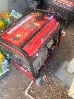 Predator 9000 W generator used but workable. There’s two of them $500 or best offer.