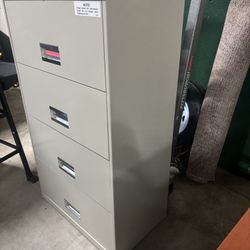 Office Desk And Filing Cabinet 