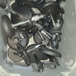 Mic Stands Short, Chrome & black