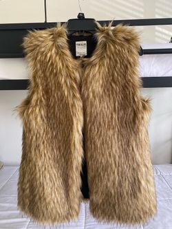 ZARA fur vest