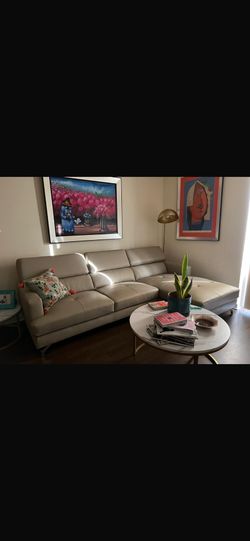 Leather Sectional