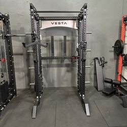 Vesta Fitness PRO SERIES Ultimate Half Rack Functional Trainer/Smith Machine