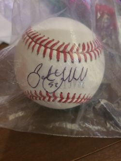 Zack Littell #52 Signed Baseball