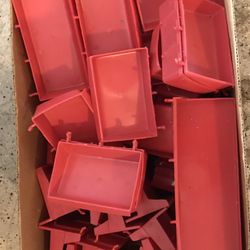 Box Of Peg Board Parts Holder