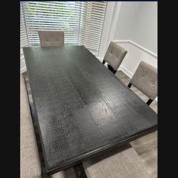 Dining Room Table With Bench 