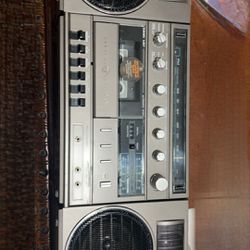 Vintage 1980s General Electric Boombox Bluetooth Tested And Working Well