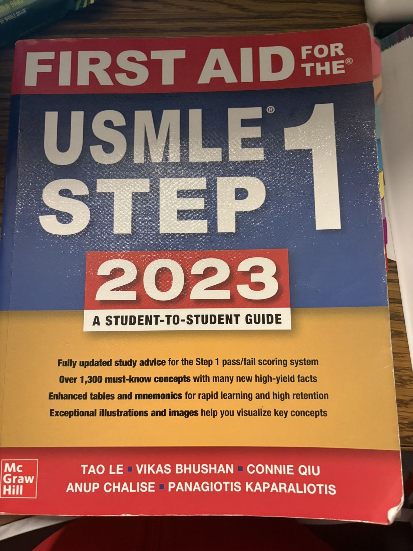 First Aid USMLE Step 1 Medical Licensing Boards Review Book