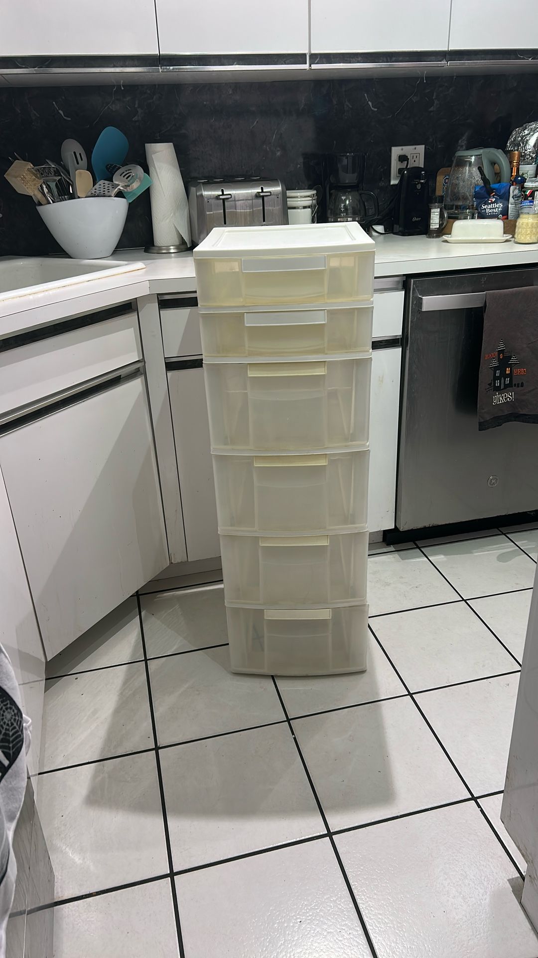 Plastic 6 Drawer Storage