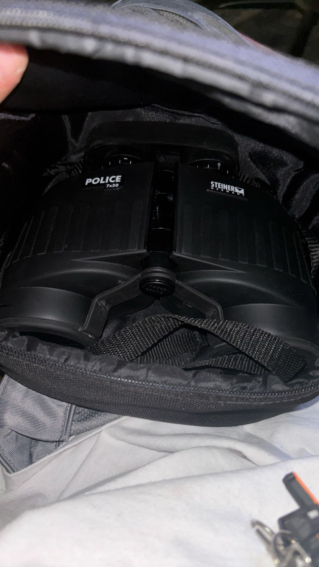 A pair of Steiner Police 7x50 binoculars