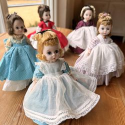 Set Of 5 Madame Alexander Little Women Dolls From The 1960S