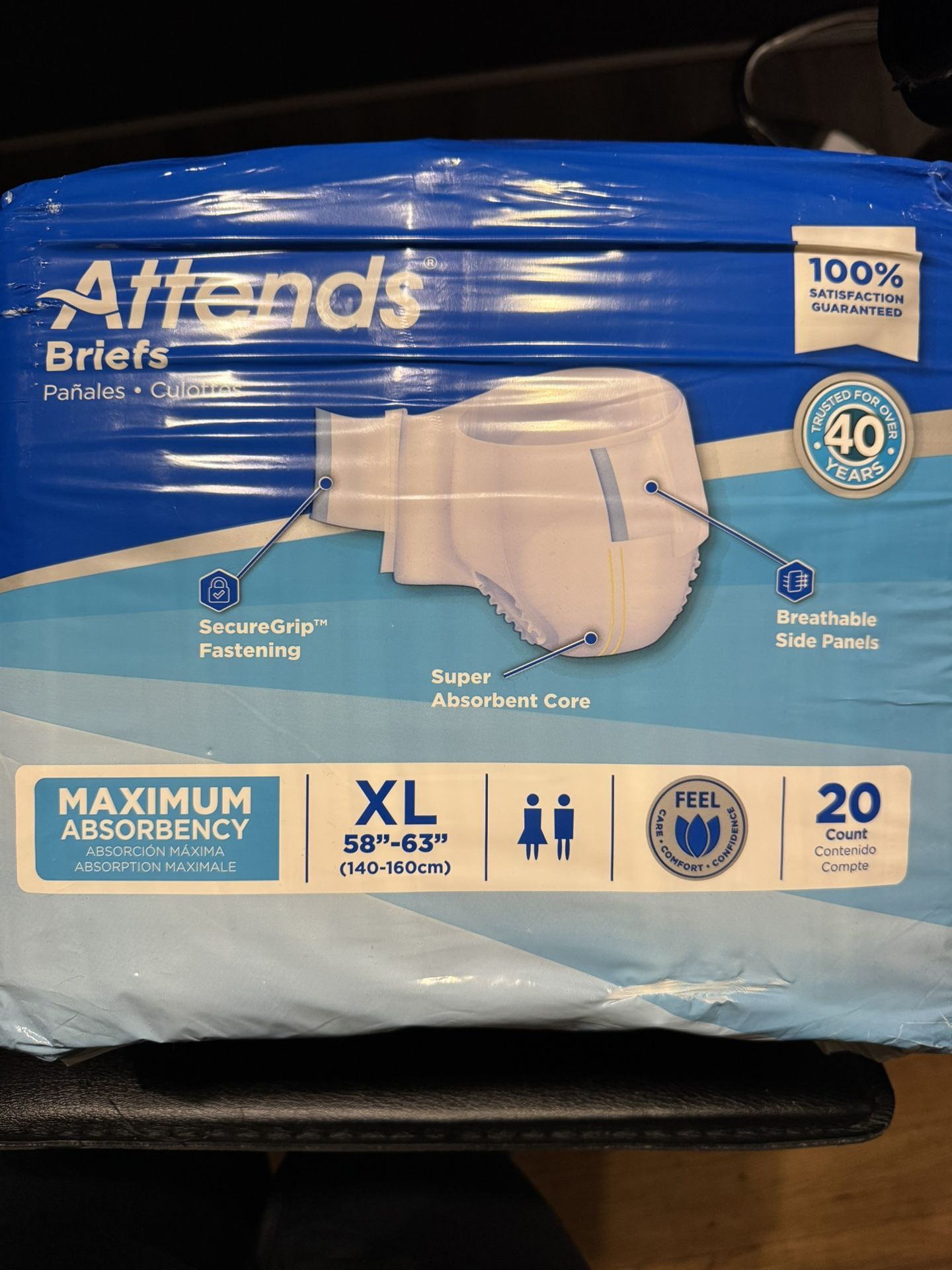 Incontinence Briefs 20 Pack Attends