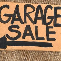  Garage Sale  May 3 