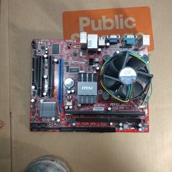 1
MSI G31TM-P21 MS-7529 VER: 1.6 Motherboard With Pentium 3.8ghz CPU