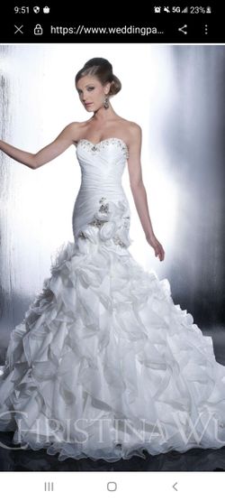 WEDDING DRESS- SIZE 10