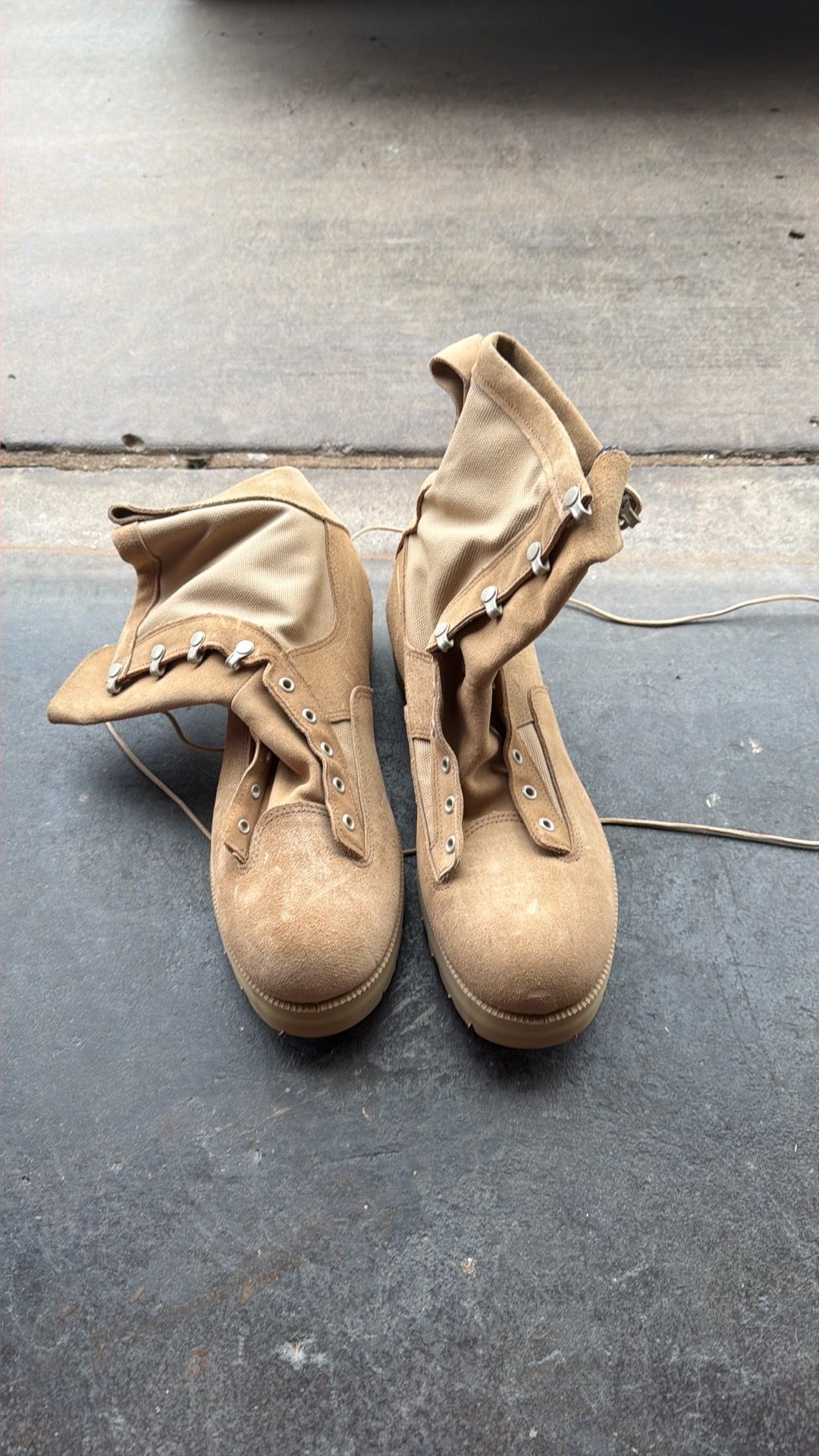 Military style boots