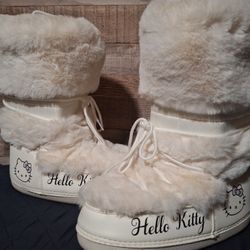 Forever 21 Hello Kitty Fur Boots Size10